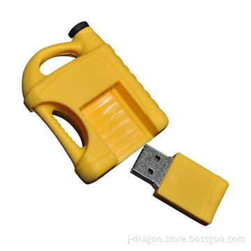 Petrol Cans Shaped USB Flash Drive with 512MB to 32GB Capacity, Available in Various Colors